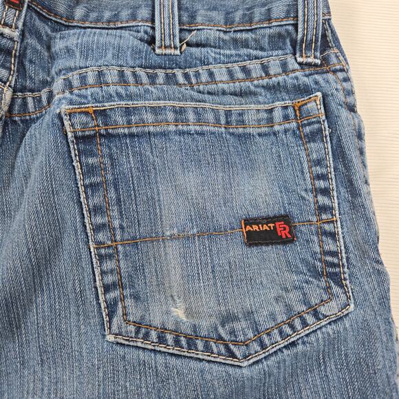 Ariat Flame Resistant M4 Relaxed Low Rise Basic Boot Cut Jean Men's Size 35 - Picture 12 of 12
